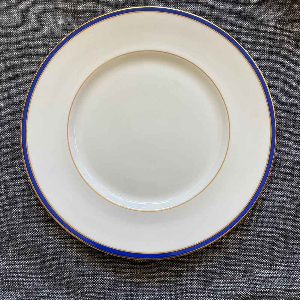 Minton Saturn Cobalt Blue Dinner Plate Fine Bone China England
